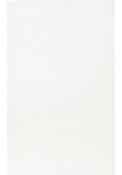 Banyo Paspası Pamuk, 50x80 cm Beyaz Renk Beyaz
