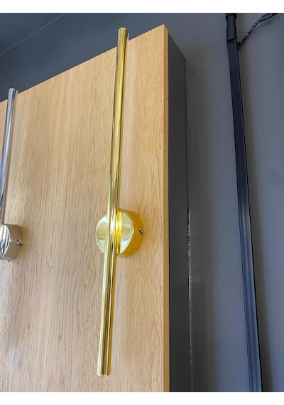 60 Cm Çubuk Aplik Gizli Işık Aplik 3000k Sarı Işık Elektrik Bağlantısı Gerektirir Dekoratif Led Aplik Altın
