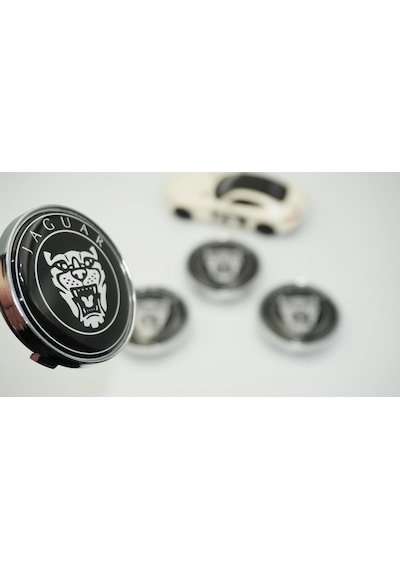 Dk Tuning Jaguar Panter Siyah Jant Göbeği Kapak Seti 60mm