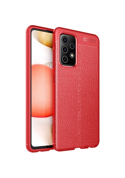 Galaxy  Uyumlu  A52 Kılıf Auto Focus Kapak - Kırmızı