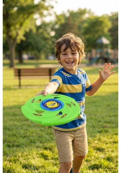 Kolay Kavranır 22 Cm Profesyonel Uçan Disk Frisbee - Açık Alan Park Ve Plaj Oyuncağı