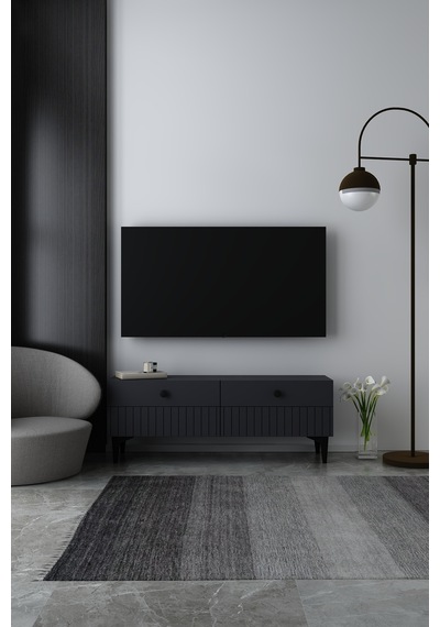 120dhdts7a İlay Lazer Desenli Tv Sehpası Antrasit