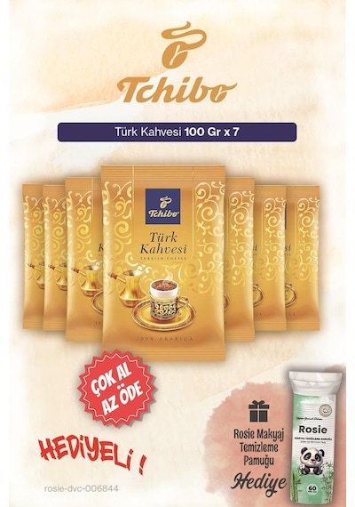 Tchibo 7 Al 6 Öde Türk Kahvesi 100 Gr Ve Pamuk Çekirdek