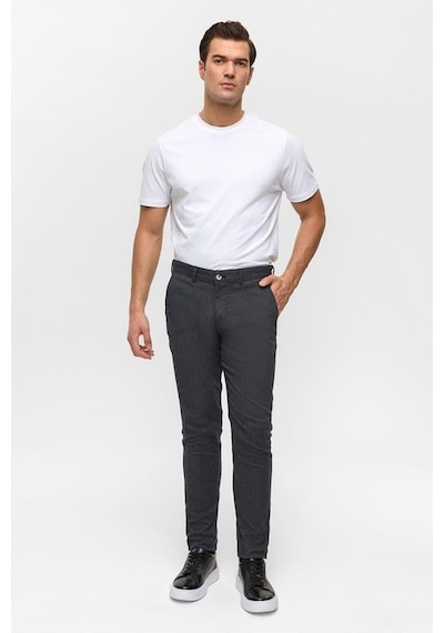 Süvari Siyah Slim Armürlü Pantolon Pn2020500731-s09 Siyah