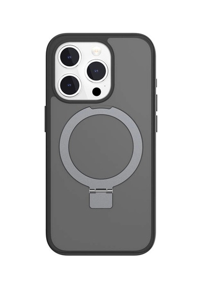 Apple Uyumlu iPhone 15 Pro Kılıf M-safe Şarj Özellikli Yüzük Standlı Lisanslı Switcheasy Magstand-m Kapak Çok Renkli