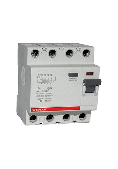 Federal - Kaçak Akım Koruma 4x25 30ma 10ka - 9fa-h1104-0025