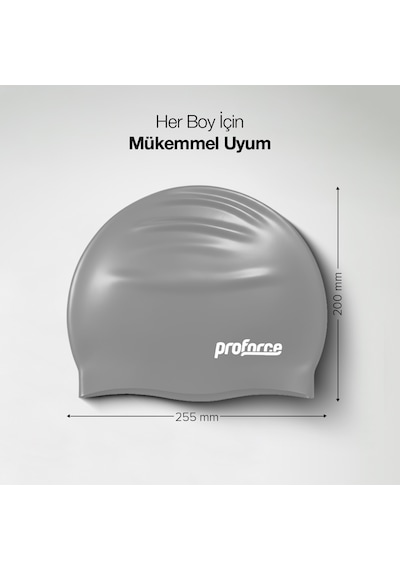 Bone Silikon Yüzme Bonesi Sb01 Gümüş Mavi