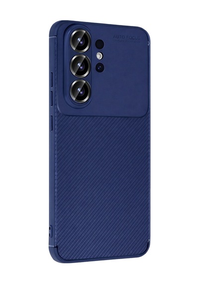 Samsung Galaxy Uyumlu - S26 Ultra Auto Focus Karbon Kapak - Lacivert