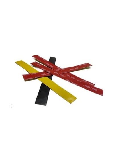 Hdg 3m Vhb 10 Adet Çift Taraflı Montaj Ve Yapıştırma Bant Siyah 1,5 Cm Genişlik - 14 Cm Uzunluk