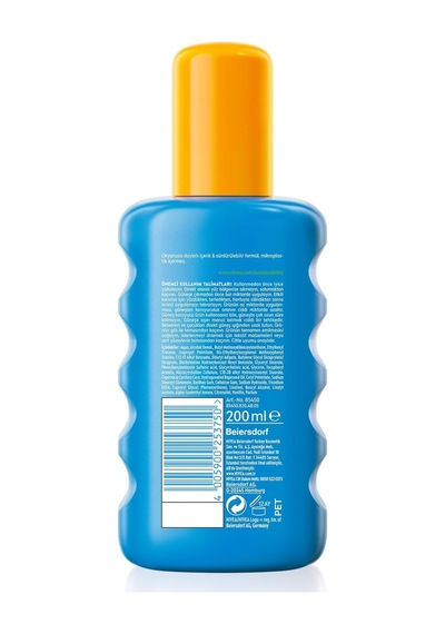 Nıvea Sun Spf50 Koruma Ve Bronzluk Güneş Spreyi 200ml, Doğal Bronzluk, Suya Dayanıklı,melanin