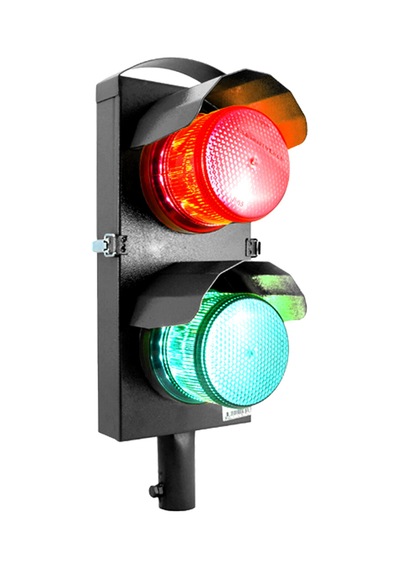 Mesan Ø100 İkili Multi Led Trafik Lamba 24vdc Ms 8025.1.2.12-24vac/dc