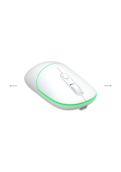 Lecoo Ws210 Beyaz Bluetooth & 2.4g Wifi Wireless Charging Mouse