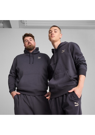 Puma Classics Hoodie Unisex Gri Hoodie Düz 535596 Gri