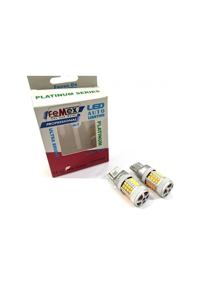 T20 Decoderli Sinyal Fanlı Led Ampul Femex Platinum Wy21w