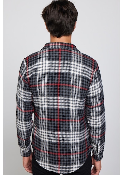 Tudors Slim Fit Dar Kesim Kapaklı Çift Cep Kareli Oduncu Erkek Gömlek-29849-multi Çok Renkli Tudors Slim Fit Dar Kesim Kapaklı Çift Cep Kareli Oduncu Erkek Gömlek-29849-multi Çok Renkli