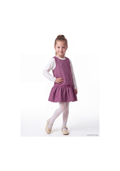 LC Waikiki Alıta Cıty Farkıyla Lcw Kids Mor Düz Kız Çocuk Elbise Mor - 928242478 Mor