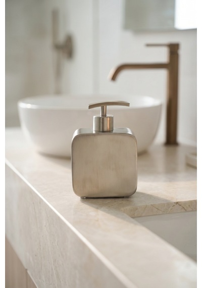 Inox Pure Metal Sıvı Sabunluk - 400 Ml Inox