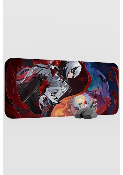 Arlecchino Genshin Impact Anime Gacha V3 - 70x30 Xl Gaming Mouse Pad Fare Altlığı