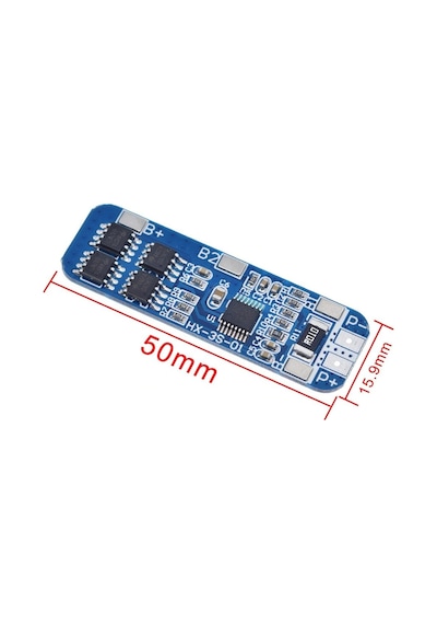 3S 10A BMS Lityum Li-ion Batarya Koruma Kartı - 18650 Li-ion Lipo