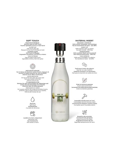 Artıstes Paris A-4336 Bottle Up Termos 500 Ml Bpa Içermeyen Termos Tekrar Kullanılabilir 12 Saat Sıcak Ve 24 Saat So Diğer