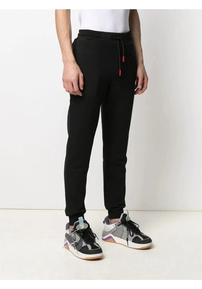 Erkek Yazlık Eşofman Altı Dar Paça Jogger Siyah Pamuklu Kumaş Rlx044513 Siyah