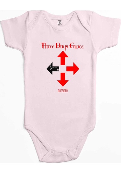 Zepplin Giyim Three Days Grace Outsider Mavi Bebek Body Zıbın