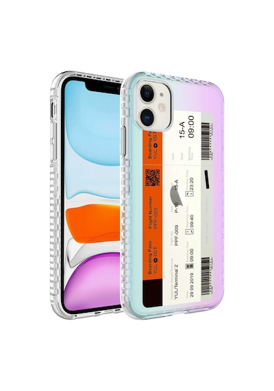 Apple Uyumlu iPhone 11 Kilif Airbag Kenarli Renkli Desenli Elegans Kilif 560258932