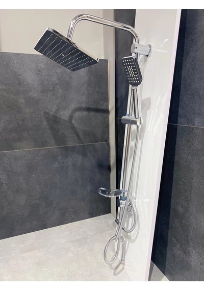Deppot Mirage 400 Tepe Duş Seti Krom Çok Renkli