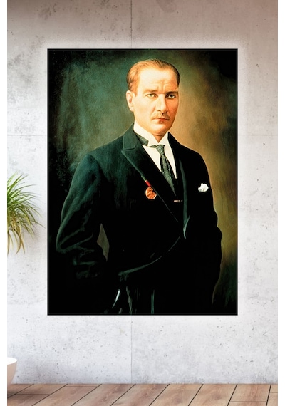Lucena Metal Baskılı Atatürk Koleksiyonu Tablo No 19 - 15 Cm X 20 Cm
