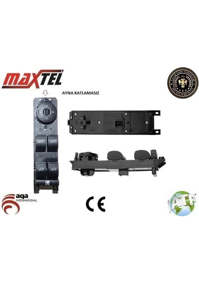 Cam Kaldırma Anahtarı Focus-c-max-fıesta Sol Ön Dörtlü 08-13-3 Pın Krom F1et14a132ab 1