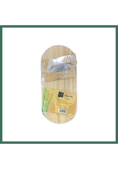 En-cag Bambu Oval Sunumluk Bss Çok Renkli