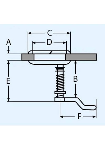 Marinetech Paslanmaz Çelik Yuvarlak Kilitli Kulp 62mm 814731450rs