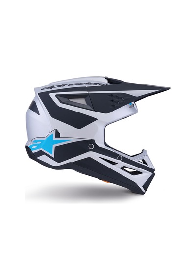 Alpinestars Sm3 Heath Off-road Kaskı Siyah Gri Siyah / Gri