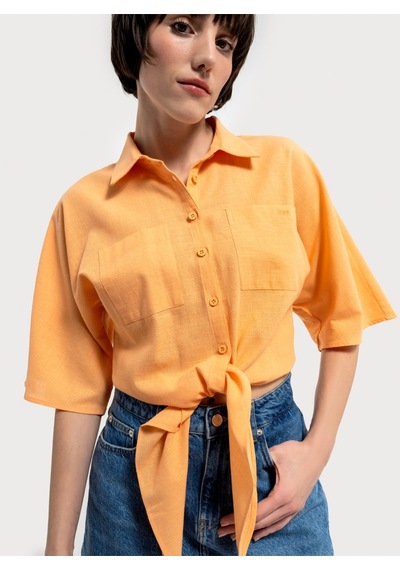 Regular Fit Kadın Gömlek K.kol Mango