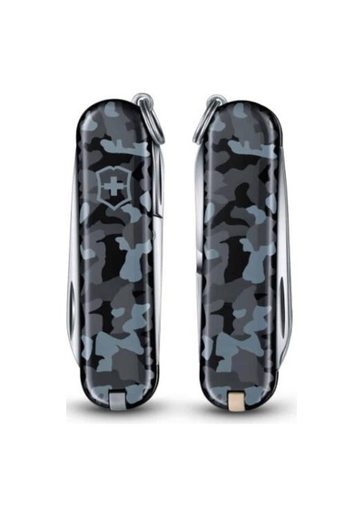 Victorinox Vt 0.6223.942 Kamp Çakı Klasik 58 Mm Lacivert Kamuflaj Kamp Çakı Kamuflaj