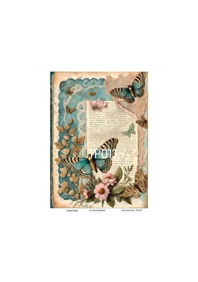 Pirinç Dekopaj Kağıdı Tpo13 29x42cm Renkli - 672226476