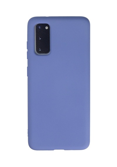 Samsung Galaxy Uyumlu S20 Kılıf Nano İçi Kadife Silikon - Lila Bz8683140257842