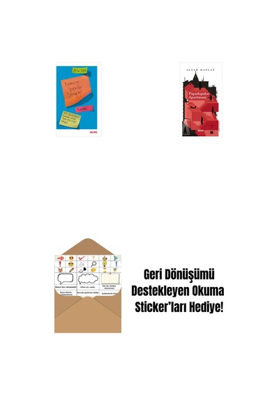 Kırmızıyı Sevenler Derneği + Papadopulos Apartmanı + Okuma Sticker'ları