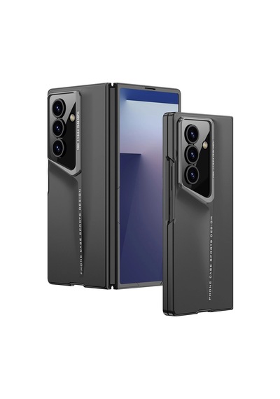 Samsung Uyumlu Galaxy Z Fold 7 Kılıf Ultra İnce Kamera Korumalı Sert Rubber Zore Procase Kapak Çok Renkli