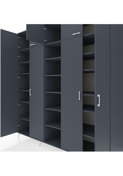 Kronos Dolap 18 Raflı 9 Kapaklı 220x59x243 Antrasit-antrasit/antrasit Antrasıt/antrasıt - Antrasıt Kronos Dolap 18 Raflı 9 Kapaklı 220x59x243 Antrasit-antrasit/antrasit Antrasıt/antrasıt - Antrasıt