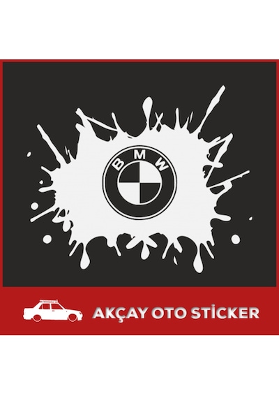 Bmw Boya Sıçraması Sticker Bmw Sticker Bmw Çamur Sticker