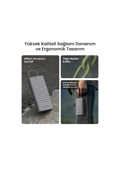 Ugreen Usb-c & Usb-a Kart Okuyucu Ve Kart Saklama Ünitesi, Sd/micro Sd/sım Kart Destekli, 11 Yuvalı, 55899