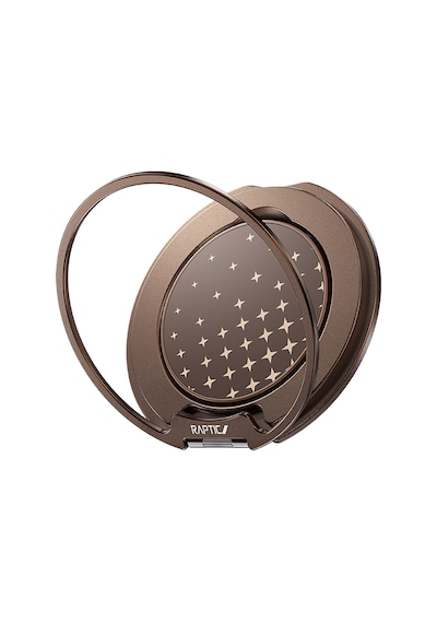 Raptic Freeflow Serenity Serisi 360 Derece Dönebilen Magnetik Ring Stand Telefon Tutucu Kahverengi