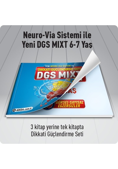 Adeda Dikkati Güçlendirme Seti Mixt 6-7  Yaş