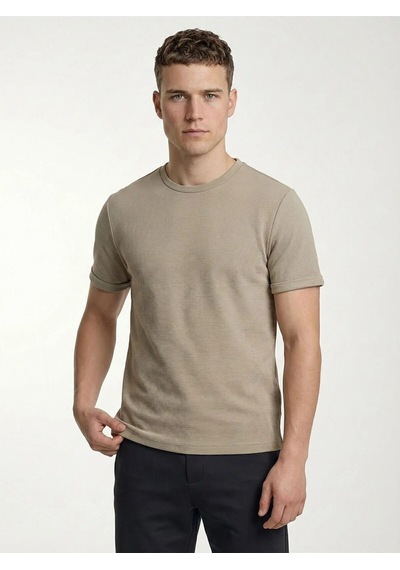 Erkek T-shirt Lf2042285 Taş