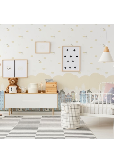 Adawall Adakids 8902-2 Genç Çocuk Bulut Desenli Duvar Kağıdı