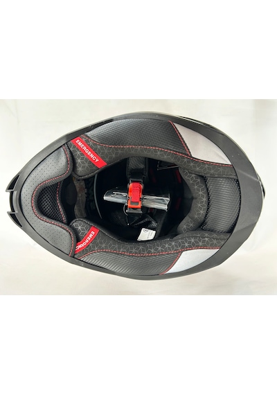 Sway Sw 867 Asphalt Black Grey Siyah Vizörlü Iç Vizörlü Kapalı Kask