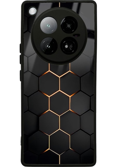 İnfinix Zero 40 4g Yellow Carbon Tasarımlı Glossy Telefon Kılıfı Çok Renkli