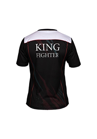 Dosmai Dijital Baskılı King Fighter Spor T-shirt Siyah Fgt037