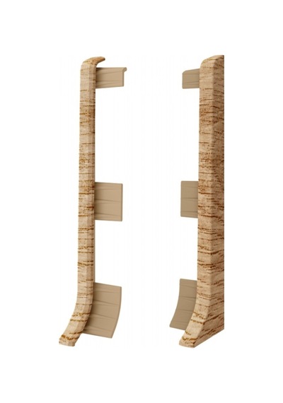 Linela Pvc Süpürgelik Canberra Meşe - Lnl406 Bitiş Kapağı Aksesuarı 1 Paket - 2 Adet